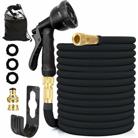 Tuyau Extensible Flexible 8 Modes 7.5 A 22.5 MT Jardinage Arrosage Voiture  Laver