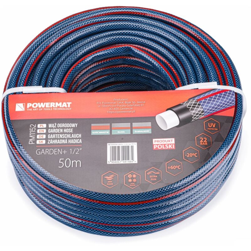 Tuyau D'arrosage Garden+ 1/2" 50m