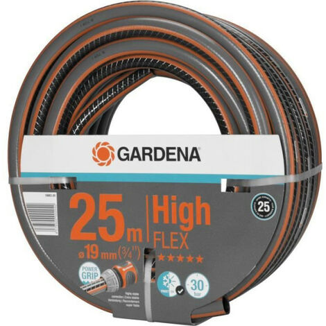 Tuyau d'arrosage GARDENA Comfort HighFLEX - Ø19mm - 25m - Anti-noeud et indéformable - Garantie 25 ans
