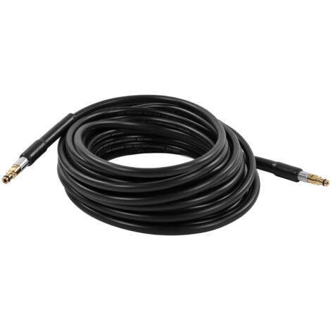 Tuyau d'arrosage haute pression 5800 psi 16,3 m de long en caoutchouc flexible largement utilisé pour connecteur extérieur de sol de voiture en couleur cuivre