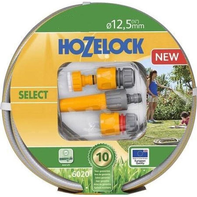 Hozelock - Jeu de tuyaux de jardin Select Ø12,5mm 25 mètres complet