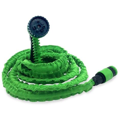 COSTWAY Tuyau dArrosage Tuyau Extensible Tuyau deau R/étractable/ pour Maison,Jardin,Nettoyage des Cour/ Vert 7.5 M