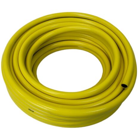Tuyau d'arrosage PVC HOBBY jaune - Diamètre : 19 mm - longueur : 25 mètres - ALFAFLEX