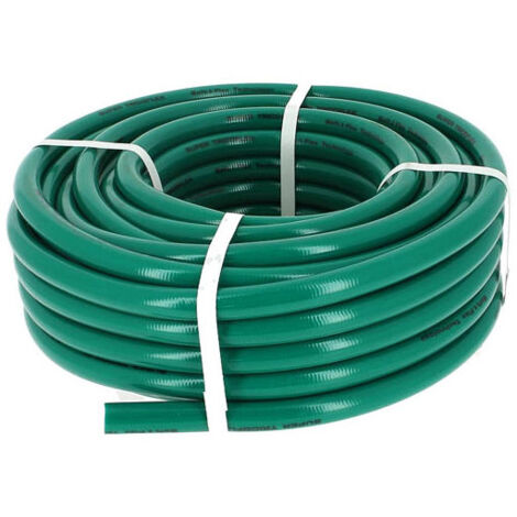 Tuyau d'arrosage PVC vert 50m – Diamètre Ø19mm – Souple multicouche – Résistant aux UV – Pression 9 bar à 23°C – Tricoflex