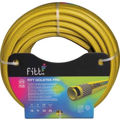 TUYAU D'ARROSAGE RENFORCE PROFESSIONNEL D.19MM - 25M - FITT - 06031