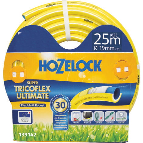 d'arrosage Super Tricoflex Ultimate - HOZELOCK - Tuyau diam 19mm 25m - Garantie 30 ans