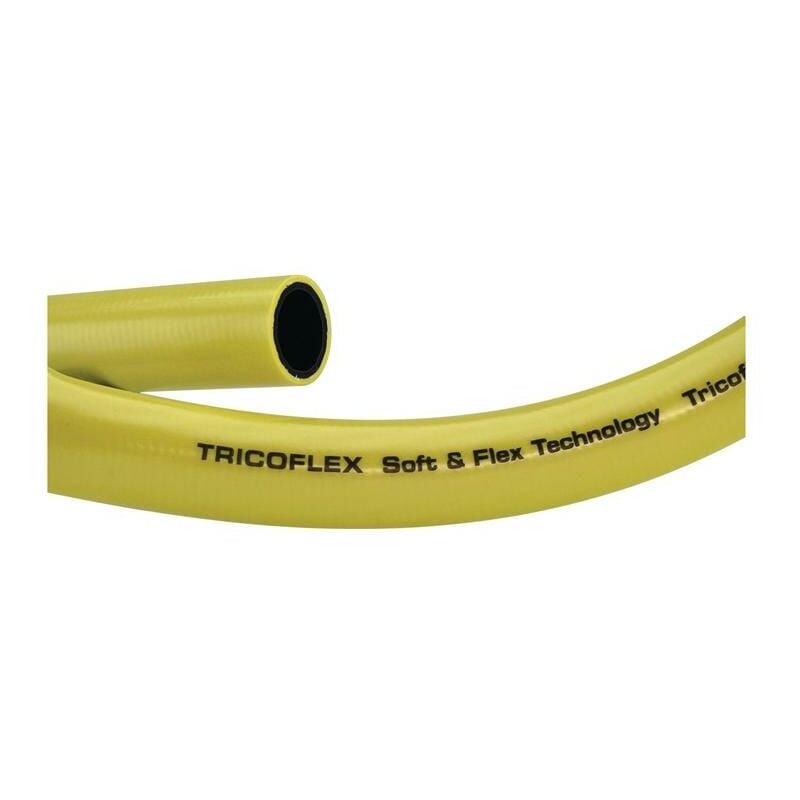 Tricoflex - Tuyau d'arrosage jaune diamètre 19mm longueur 25m 116887 - Jaune