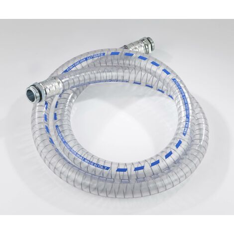Tuyau d'aspiration 1, longueur 2 m, Ø 25 mm, raccord en laiton