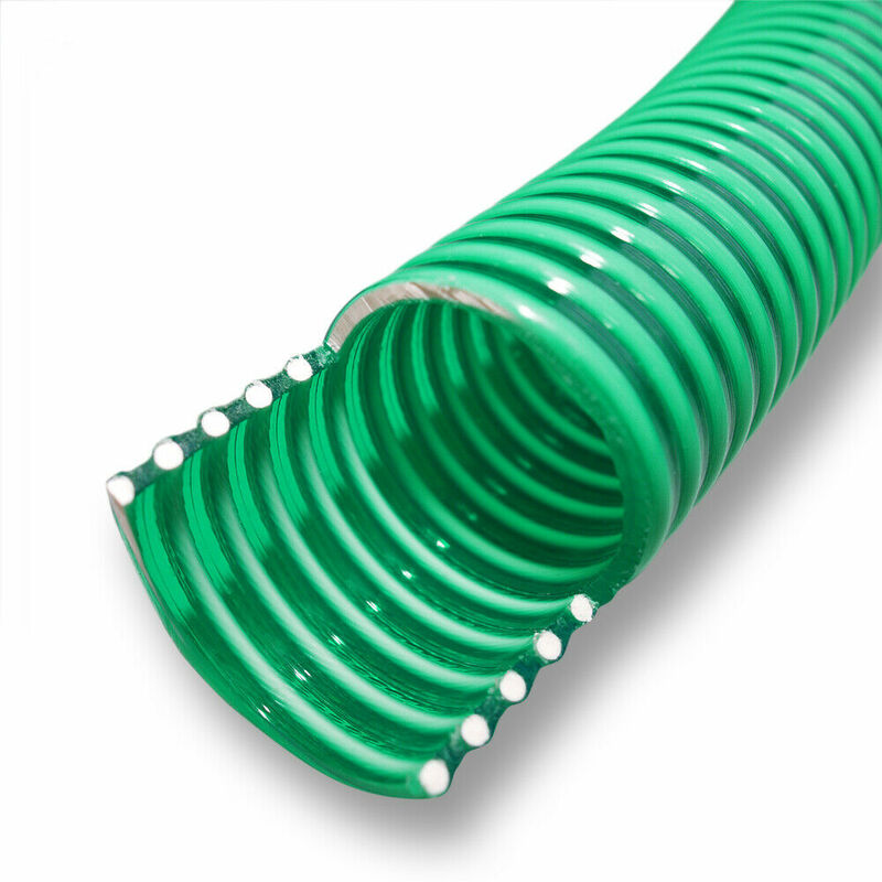 Helloshop26 - Tuyau d'aspiration 5 m à pression diamètre 20 mm (3/4) spirale renforcement vert - Or