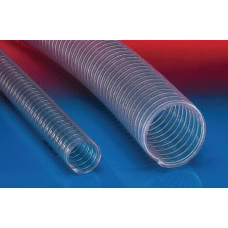 Tuyau d'aspiration et de transport BARDUC® PVC 381 FOOD ID 38mm AD 47,00mm 4mm L.30m Rl.