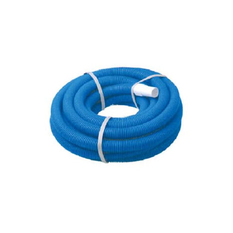 Tuyau d'aspiration ondulé bleu pour piscine - ø 32 mm en rouleaux de 6 m