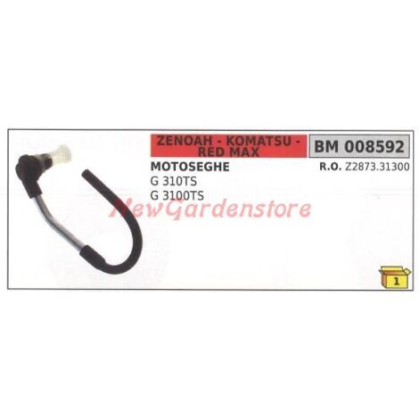 Tuyau d'aspiration pour pompe à huile ZENOAH pour tronçonneuse G 310TS 3100TS 008592