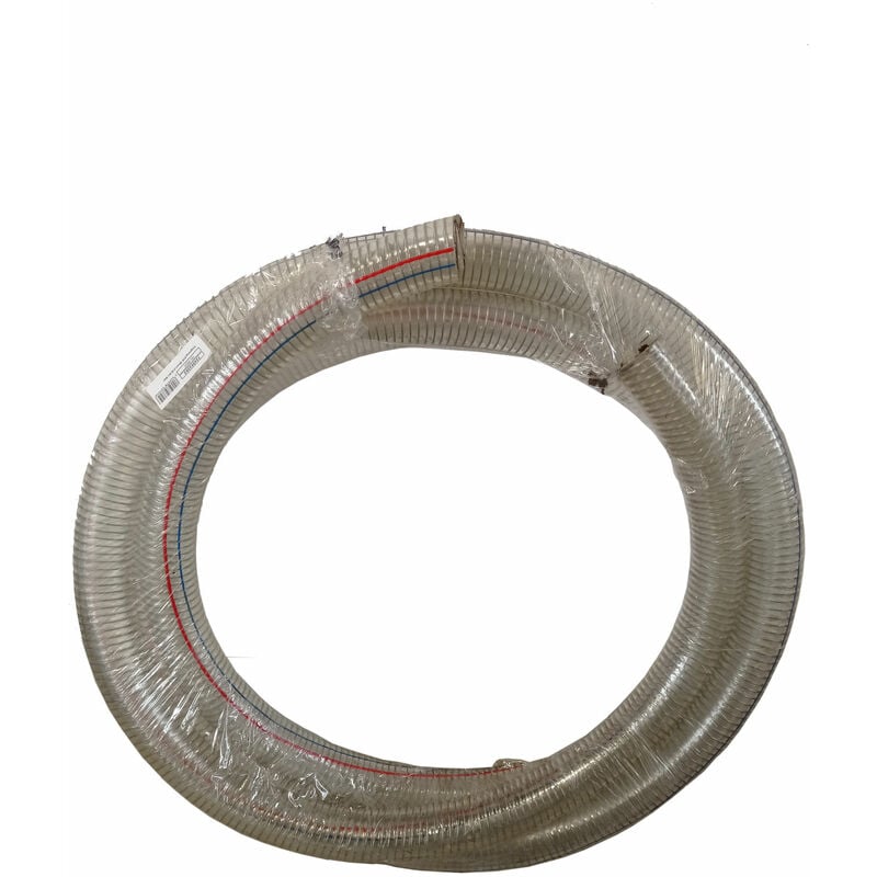 Mw Tools - Tuyau d'aspiration motopompe 5 m renforcé pvc connexion 50 mm 2 ISL5005