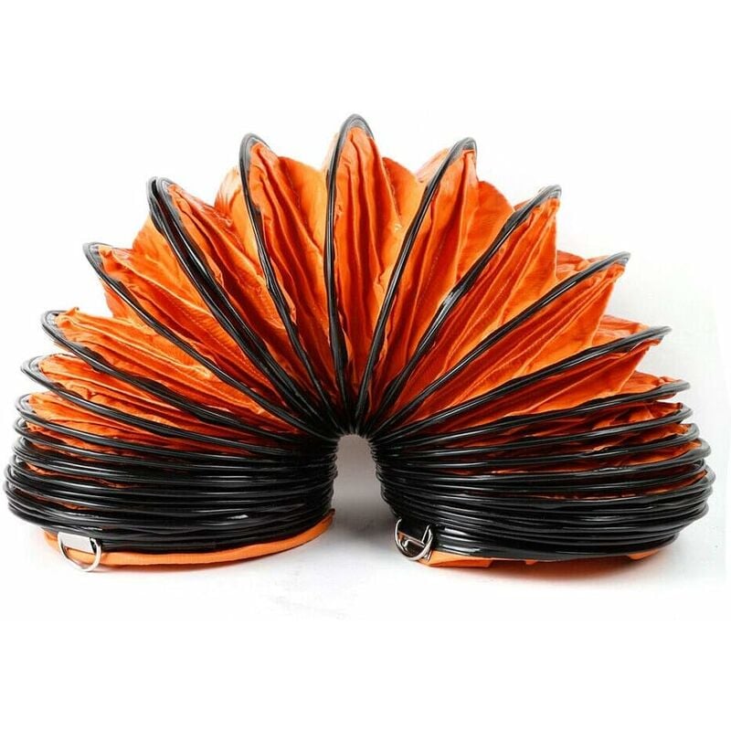 Tuyau d'échappement ø 20cm 30cm longueur max. 5m diamètre 200 / 300mm pour Extracteur d'Air, Climatisation, Sèche-linge hotte (12 pouces 5 mètres)