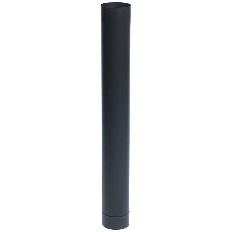 TEN - Tuyau rigide 344011 émail noir mat 100cm D150mm