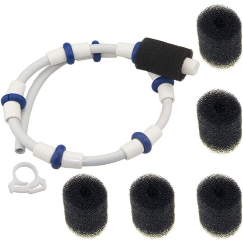 Tuyau de balayage du nettoyeur de piscine automatique avec 5Pcs Scrubber Complete B5 Replacement Fits for Polaris 180 280 380 480 Pool Cleaner Sweep