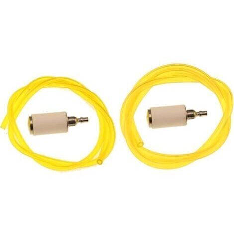 Tuyau de carburant + filtre à carburant pour tronçonneuse Poulan Craftman 530069216 530069247 0,08" x 0,14" 3/32" x 3/16"