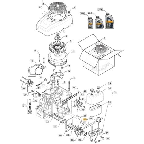 Tuyau de carburant ORIGINAL STIGA modèle 98SD 118551501/0