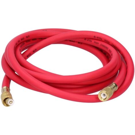 Tuyau de Chargement de Réfrigérant Avec Robinet à Bille, Tube d'ajout de fluorure pour Réfrigérant de Type R410 jaune-VSIAISV