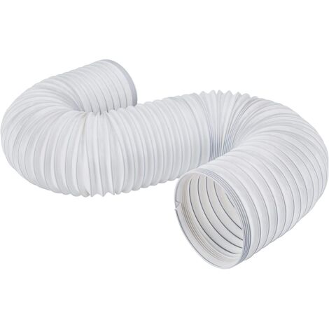Tuyau de climatisation portable avec rallonge de tuyau AC de 15 cm de diamètre, résistant à la chaleur et à la corrosion, convient pour les climatiseurs, déshumidificateurs, séchoirs à linge [Classe é