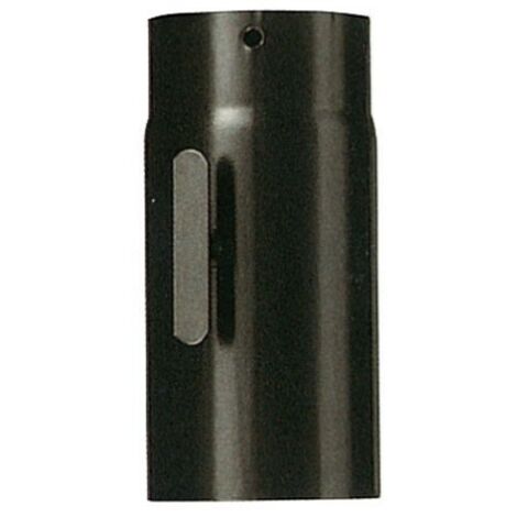 tuyau de coffre en acier de porcelaine noire 150 mm 15 cm avec amortisseur