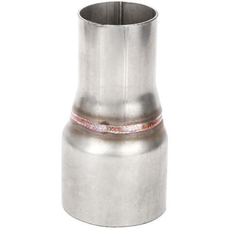Tuyau de connecteur de réducteur d'échappement de 63mm/2,5 pouces à 45mm/1,75 pouces, Tube de coupleur droit Standard avec trou