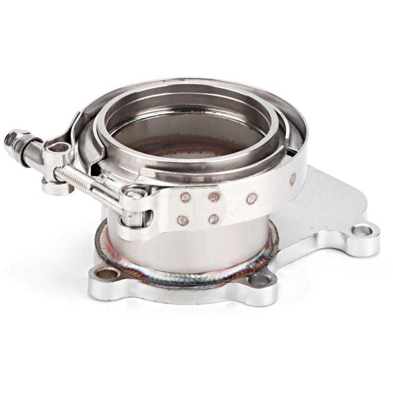 Jeffergarden - Tuyau de descente Turbo Adaptateur pour adaptateur V-bande 3 pouces en acier inoxydable pour WH1C HX35 HX35W