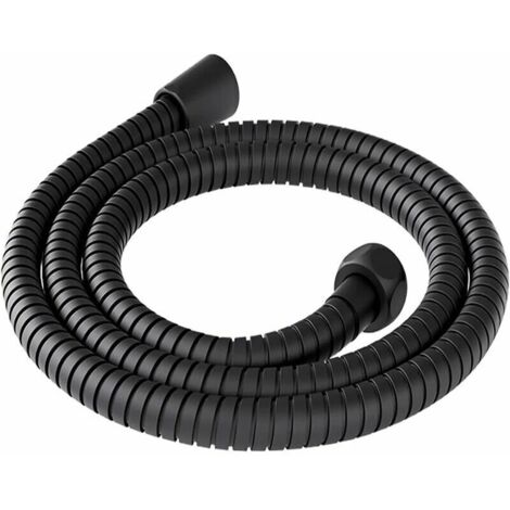 Tuyau de douche 200 cm universel en acier inoxydable anti-torsion anti-corrosion tuyau douche 2 m flexible douche flexible de douche flexible pour douche câble douche universel noir