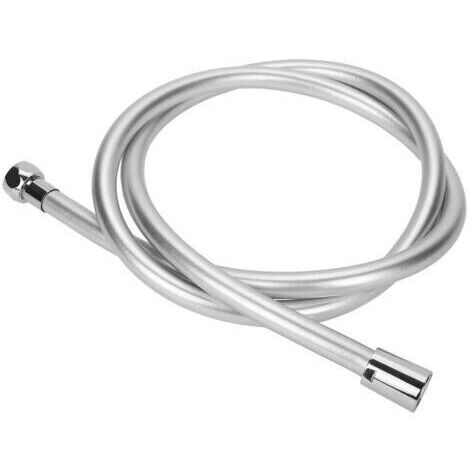 Tuyau de douche flexible en PVC argenté de 2m, pour pomme de douche à main de salle de bain