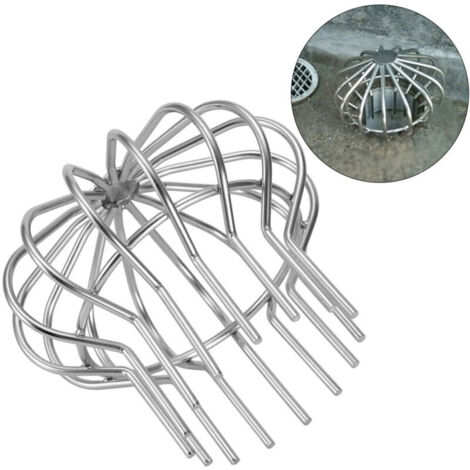 Tuyau de drainage de toit en acier inoxydable, drain de sol anti-blocage pour usage intérieur (tube 110)