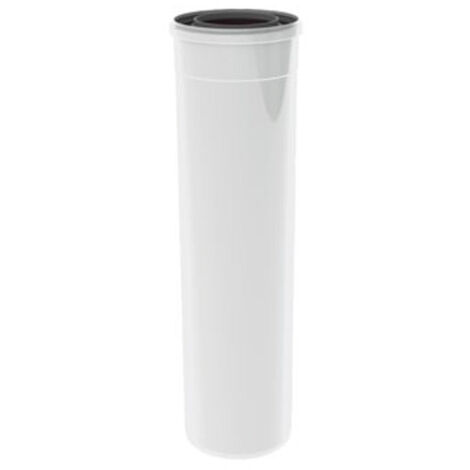 Tuyau de fumée Burgerhout Twinsafe ø80 125mm l 250mm PP concentrique blanc