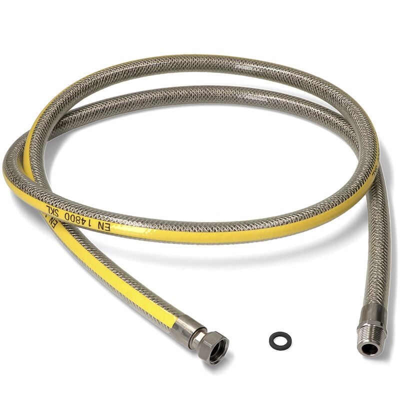 1/2 tube à gaz de 2000 mm mâle