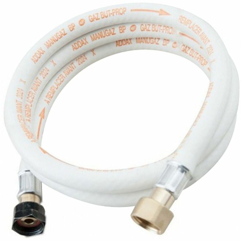 Tuyau de gaz Butane Propane long. 2.00 M garantie 10 ans d'origine
