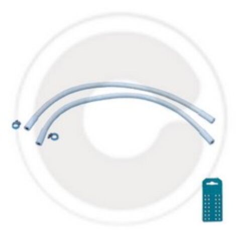 tuyau de gaz mA thane avec raccord 2 mtl 10 bar, section 13x20 mm