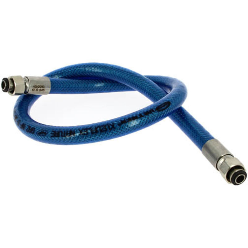 Gurtner – Flexible inox gaz naturel NF 1m – Tuyau flexible 15x21 mm – Pression 400 mbar – Acier inoxydable avec gaine PVC