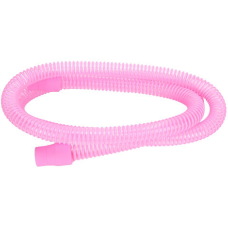 Tuyau de machine respiratoire 1,8 m rose - Accessoire de remplacement pour appareil respiratoire domestique