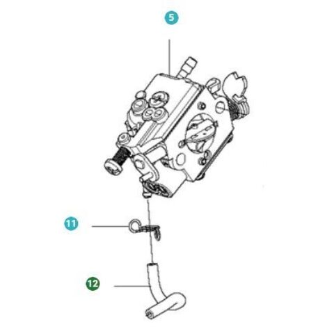 TUYAU DE MÉLANGE 577533304 ORIGINAL HUSQVARNA