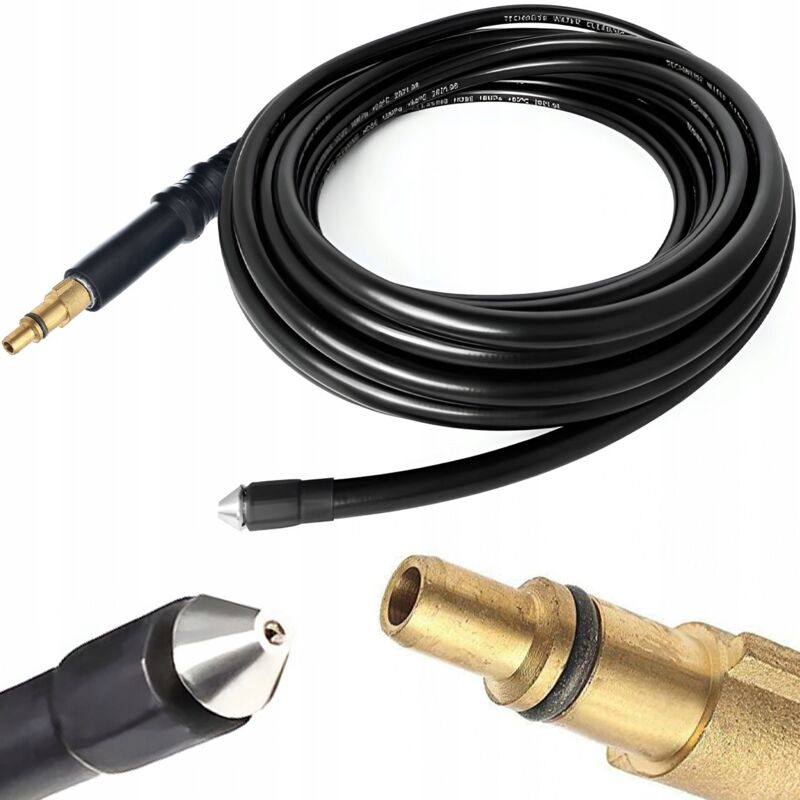Tubo per pulizia fognature da 25 m compatibile con Lavor (nuovo tipo), Parkside PHD
