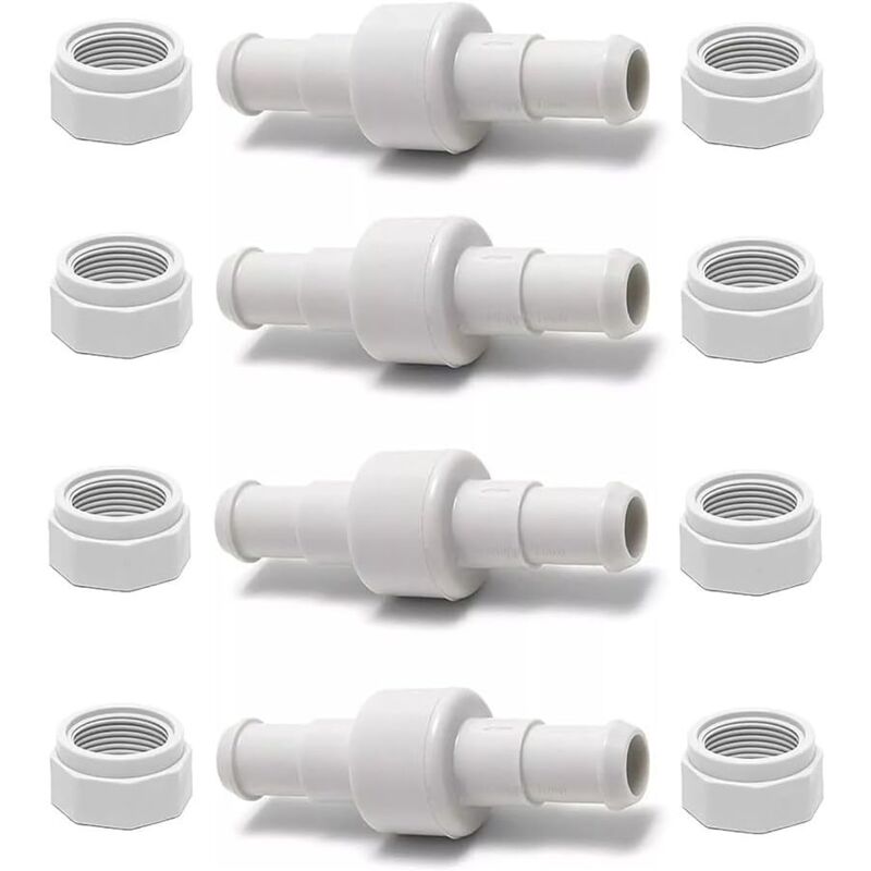 Shining House - Tuyau de nettoyage pivotant D20 avec écrou de tuyau D15 - Pièce de rechange pour Polaris 280 380 180 - Accessoires de nettoyage de