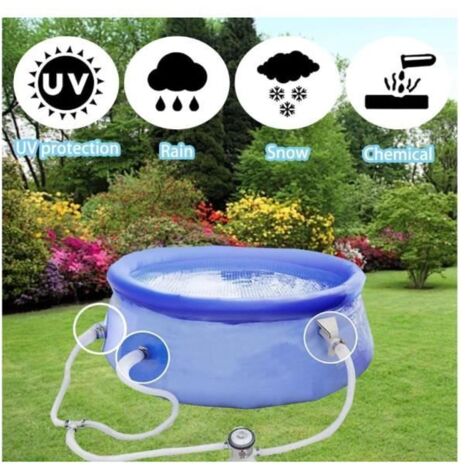 Tuyau de piscine - 32mm - 2 pièces - Flexible - Anti-fuite - 150cm