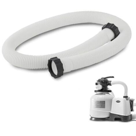 Tuyau de Piscine 38 mm, 150cm Tuyau de Rechange pour Piscine, Flexible pour Pompe de Piscine et Aspirateur, pour Pompe de Filtration pour Intex
