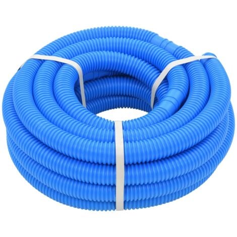 vidaXL Tuyau de Piscine Bleu Tuyau Pompe de Filtration Vidange Multi-taille