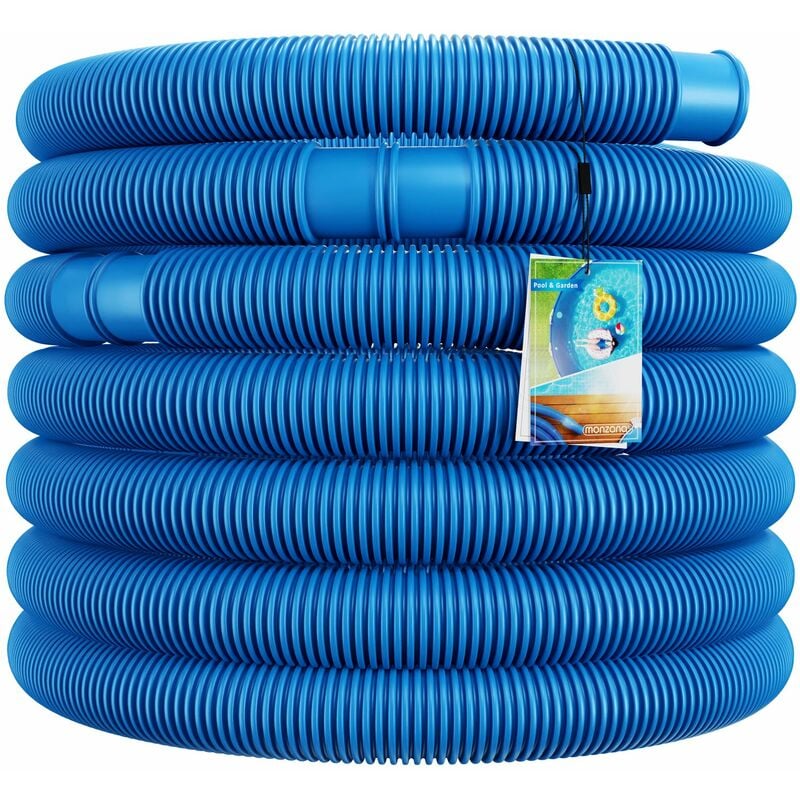 Tuyau de piscine flexible 6/10/14 m ø 32/38 au choix manchon tuyau pompe eau 14m 38mm bleu