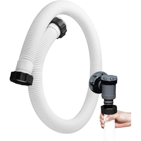 Tuyau de Pompe de Piscine - Tuyaux de Remplacement Blancs de Pompe de