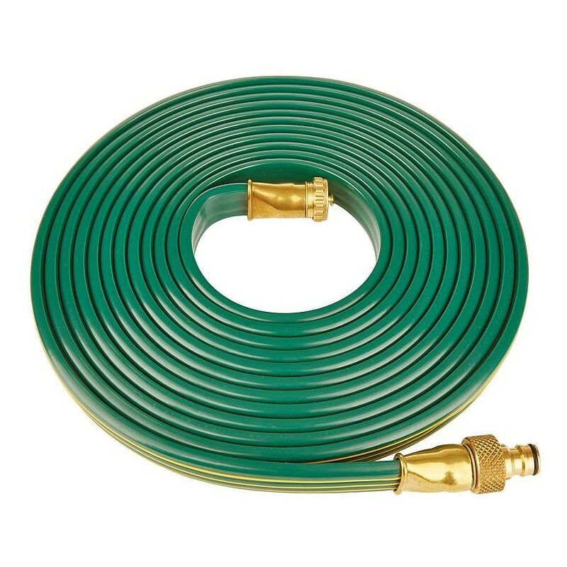 Tuyau de pulvérisation Geka 7,5 m vert/jaune avec fiche et capuchon aveugle en métal