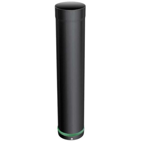 Rallonge télescopique 60 à 240 mm – Raccord fumisterie acier 80 mm – Épaisseur 0.7 mm – Conduit classé G pour poêles à granulés – Isotip Joncoux