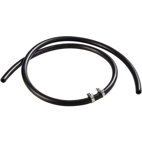 Tuyau de rechange D 10x3 avec colliers de serrage longueur 1.5 m noir MESTO