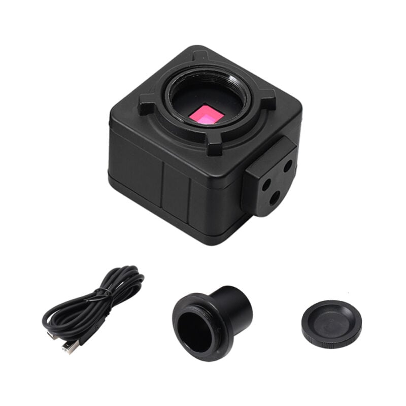 GTA - lifcausal Microscope usb Portable 5MP cmos avec Oculaire Électronique Numérique, Pilote Intégré, Haute Résolution et Caméra Industrielle Rapide