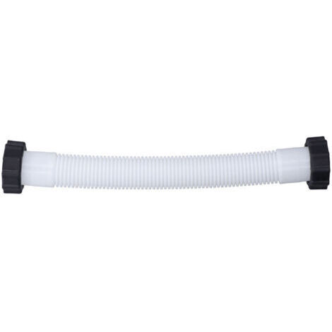 Tuyau de rechange pour pompe de piscine Intex 1,5 po de diamètre Tuyau de remplacement pour piscines hors sol Blanc 0,4 m / 1,3 pi