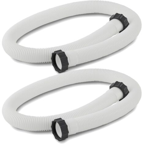 Tuyau de rechange pour pompe de piscine Intex de 1,5 po de diamètre – 59 po de long – Lot de 2